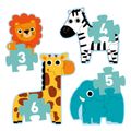 Primo puzzle 4 Zvieratká v džungli 18 ks