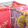 vidaXL Modulárna taburetka, patchwork, látka