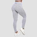 Dámske bezšvové legíny Lift Grey - GymBeam, veľkosť XL