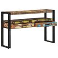 vidaXL Konzolový stôl 120 x 33 x 75 cm Masívne obnovené drevo
