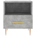 vidaXL Nočné stolíky 2 ks betónovo sivé 40x35x47,5 cm kompozitné drevo