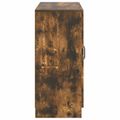 vidaXL Servírovacia skriňa Dymový dub 89 x 34,5 x 77 cm
