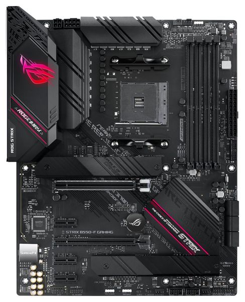 ASUS ROG STRIX B550-F GAMING/AM4/ATX Základní deska, AMD B550, AM4, 4x DDR4 DIMM (max. 128GB), 2x M.2, DisplayPort, HDMI, USB typ C, ATX