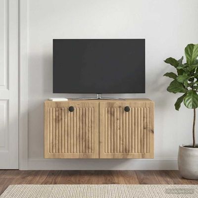 vidaXL Nástenná TV skrinka 59,5 x 31 x 30 cm Dub artisan