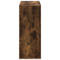 vidaXL Servírovacia skriňa Dymový dub 60 x 33,5 x 84 cm