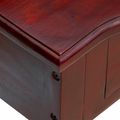 vidaXL Konzolový stôl Hnedá 50 x 29,5 x 76 cm Masívne mahagónové drevo