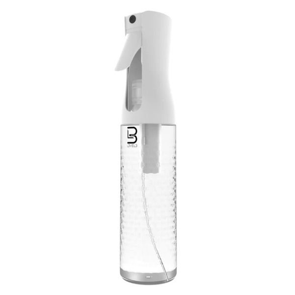 Priehľadný rozprašovač L3VEL3 Beveled spray bottle White / Clear 300 ml