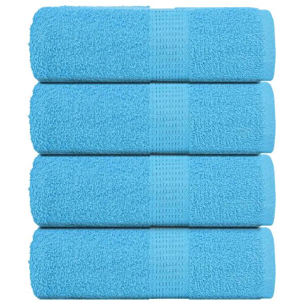 vidaXL Uteráky pre hostí FROGN 4 ks tyrkysové 30x50 cm 360 g/m²