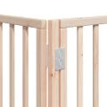vidaXL Brána pre psa s dverami sklad. 10 panelov 800 cm topoľové drevo