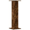 vidaXL Stojany na reproduktor 2ks dymový dub 30x30x95 cm kompoz. drevo