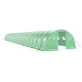 vidaXL Fóliovník s oceľovým rámom zelený 96 m² 24x4x2 m