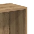 vidaXL Knižnica dub artisan 40x24x76 cm kompozitné drevo