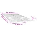 vidaXL Náhradné lamely k posteli s 48 lamelami, 2 ks, 70x200 cm