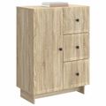 vidaXL Servírovacia skriňa so zásuvkou Dub sonoma 66 x 34,5 x 90 cm