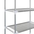 vidaXL Úložný regál nad toaletu s 3 poličkami 53x28x169 cm
