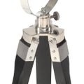 vidaXL Lampa na statíve čierna 97 cm mangovníkový masív