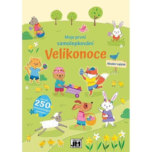Velikonoce Moje první samolepkování
