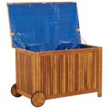 vidaXL Záhradný úložný box s kolieskami 90x50x58 cm masívna akácia