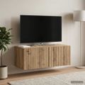 vidaXL Nástenná TV skrinka 78,5 x 41 x 30 cm Dub artisan