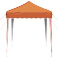 vidaXL Prístrešok na párty 195 x 195 x 245 cm Oranžová Oxfordská látka
