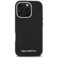 Karl Lagerfeld Hardcase MagSafe FW Saffiano Metal Logo puzdro pre iPhone 16 Pro 6,3" Čierna