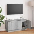 vidaXL TV skrinka 100 x 38 x 49 cm Sivý Sonoma Kompozitné drevo