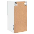 vidaXL TV skrinky s LED svetlami 2 ks biele 30,5x30x60 cm