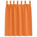 vidaXL Záclony na zatemnenie s krúžkami 2 ks Jasná oranžová Polyester