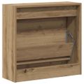 vidaXL Skriňa na topánky 60 x 21 x 57 cm Kompozitné drevo