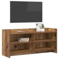 vidaXL TV skrinka 100 x 33 x 47 cm Staré drevo Kompozitné drevo