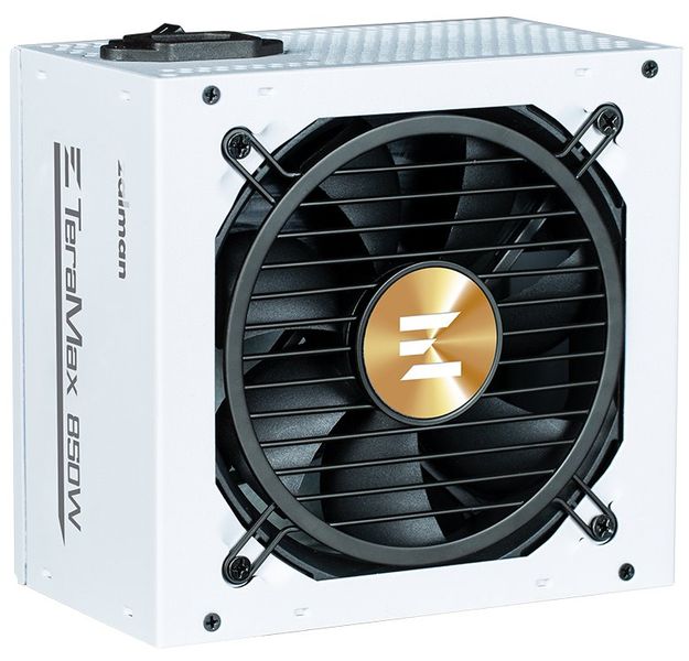 Zalman zdroj ZM850-TMX2 WH/ 850W / ATX3.0 / active PFC / modulární / 80 Plus Gold / bílý Zdroj, ATX, 850W, aktivní PFC, 120mm ventilátor, 80PLUS Gold (ZM850-TMX2 WH)