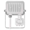 LED reflektor GLARO s pohybovým čidlom, 10 W, biely, IP54, 1000 lm, neutrálna biela