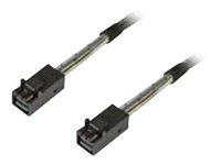 Interní kabel SAS - SAS 12Gbit/s - přímý - 4 linky - 4 x Mini SAS HD (SFF-8643) (M) do 4 x Mini SAS HD (SFF-8643) (M) - 80 cm (balení 2)