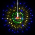 vidaXL Vonkajšie vianočné prskavky 4 ks, farebné 20 cm, 560 LED