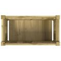 vidaXL Záhradný kvetináč 60x31x31 cm impregnovaná borovica