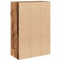 vidaXL Knižnica staré drevo 60,5x30x90 cm kompozitné drevo