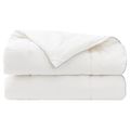 vidaXL Paplón TRIER 140x220 cm 4 ročné obdobia 350 GSM Biela