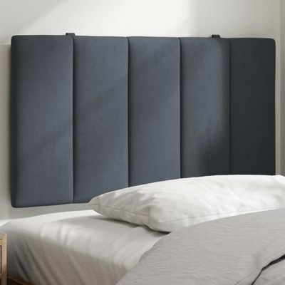 vidaXL Vankúš na čelo postele Hanko tmavosivý 80 cm zamat