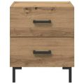 vidaXL Nočný stolík Remeselný dub 40 x 35 x 47,5 cm Kompozitné drevo