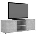 vidaXL TV skrinka, betónovo sivá 120x34x37 cm, kompozitné drevo
