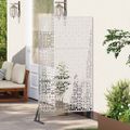 vidaXL Záves na zabezpečenie súkromia 100 x 50 x 180 cm Strieborná