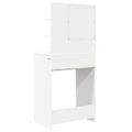 vidaXL Toaletné stolíky do spálne Biela 80 x 39,6 x 135 cm