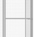vidaXL Klietka pre mačky 3x1,5x2,5 m, pozinkovaná oceľ