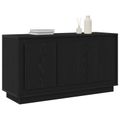 vidaXL Servírovacia skriňa Čierny dub 102 x 35 x 55 cm