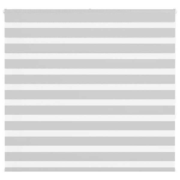 vidaXL Zebra roleta svetlosivá 165x150cm šírka látky 160,9cm polyester