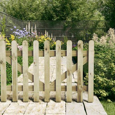 vidaXL Latkové plotové brány 2 ks 100x300 cm impregnované drevo