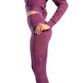 Dámske legíny Essential Plum - STRIX, veľkosť XL, veľkosť oblečenia XL