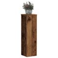 vidaXL Stojany na rastliny 2 ks staré drevo 17x17x60 cm kompoz. drevo