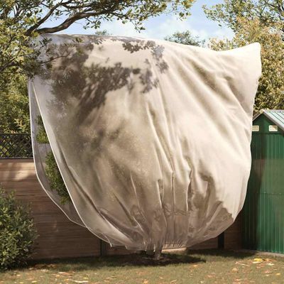 vidaXL Covers na fleece pre ochranu rastlín pred mrazom 3 pcs Béžová