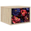 vidaXL Nástenná nočná skrinka KIEL Dub sonoma 36 x 33 x 25 cm